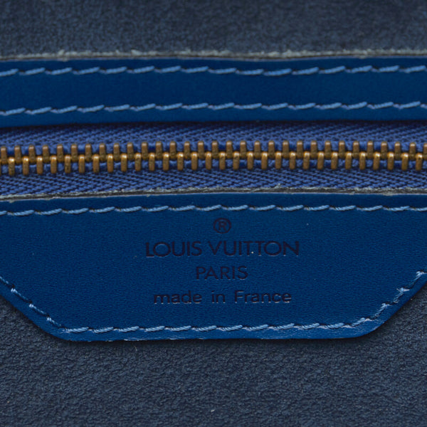 ルイ ヴィトン エピ サンジャック ショッピング トートバッグ ショルダーバッグ M52265 トレドブルー レザー レディース LOUIS VUITTON 【中古】