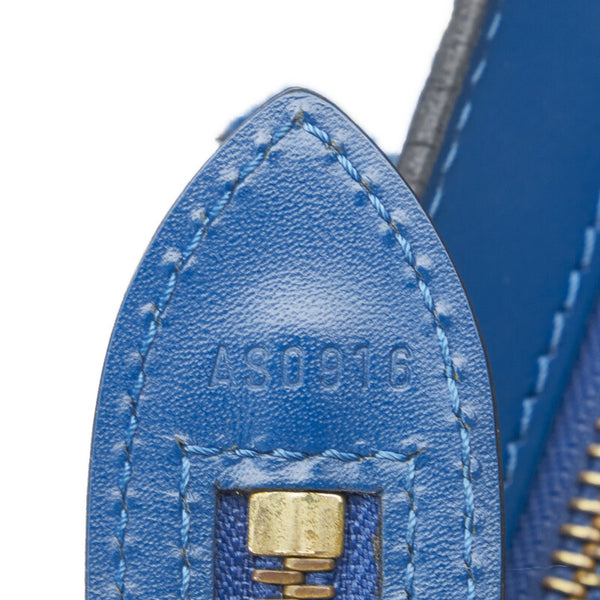 ルイ ヴィトン エピ サンジャック ショッピング トートバッグ ショルダーバッグ M52265 トレドブルー レザー レディース LOUIS VUITTON 【中古】