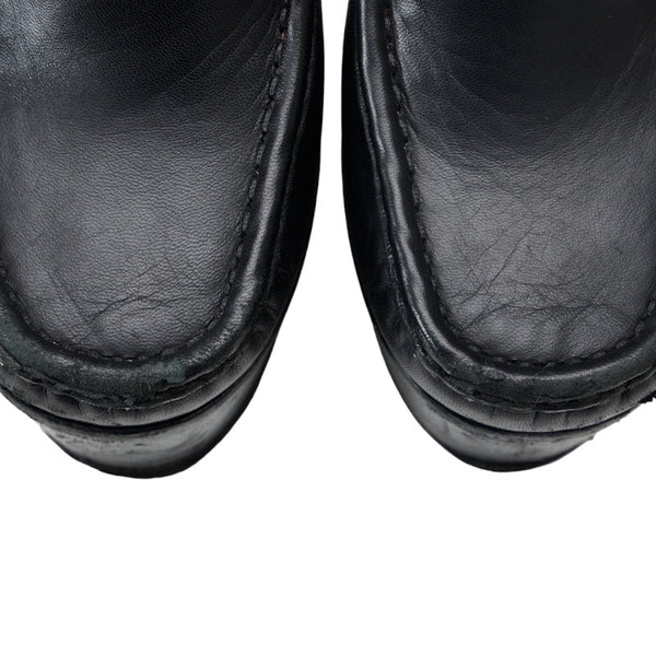 グッチ ホースビット プラットフォーム パール スタッズ パンプス 470970 ブラック レザー レディース GUCCI 【中古】