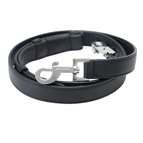 サンローラン ショルダーストラップ ブラック レザー レディース SAINT LAURENT 【中古】