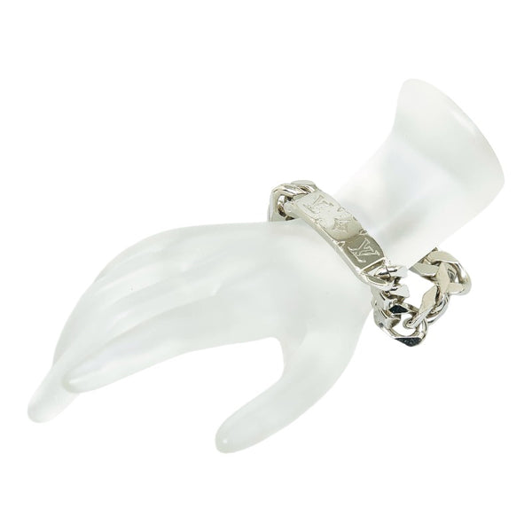 ルイ ヴィトン モノグラム チェーン ブレスレット M00269 シルバー メタル レディース LOUIS VUITTON 【中古】
