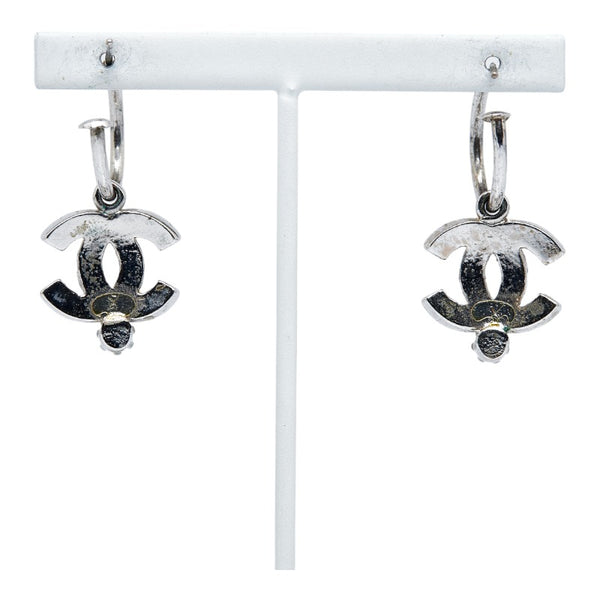 シャネル ココマーク ピアス シルバー メタル レディース CHANEL 【中古】
