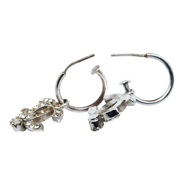 シャネル ココマーク ピアス シルバー メタル レディース CHANEL 【中古】