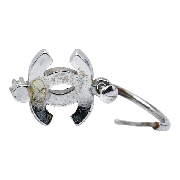 シャネル ココマーク ピアス シルバー メタル レディース CHANEL 【中古】