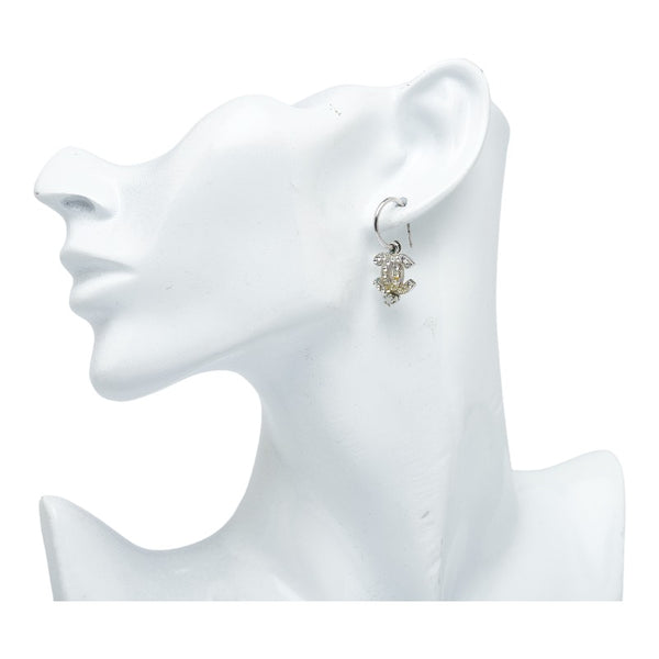 シャネル ココマーク ピアス シルバー メタル レディース CHANEL 【中古】