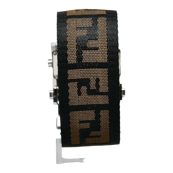フェンディ ズッカ 腕時計 1120L クオーツ ホワイト文字盤 ステンレス レディース FENDI 【中古】