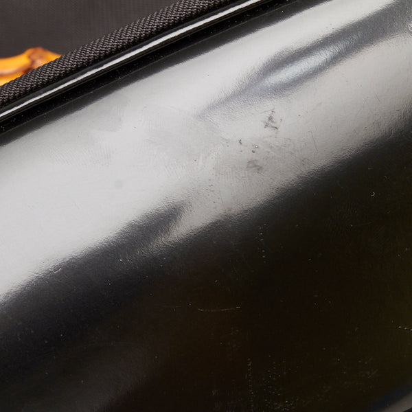 グッチ バンブー ハンドバッグ ショルダーバッグ 2WAY 001 2123 1577 ブラック ナイロン レディース GUCCI 【中古】