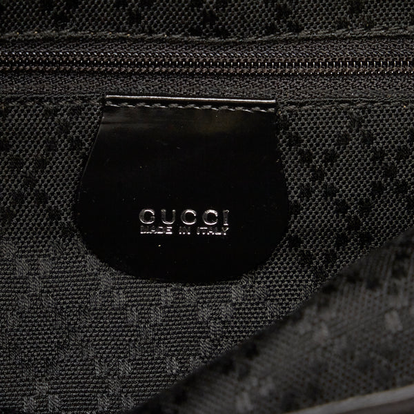 グッチ バンブー ハンドバッグ ショルダーバッグ 2WAY 001 2123 1577 ブラック ナイロン レディース GUCCI 【中古】