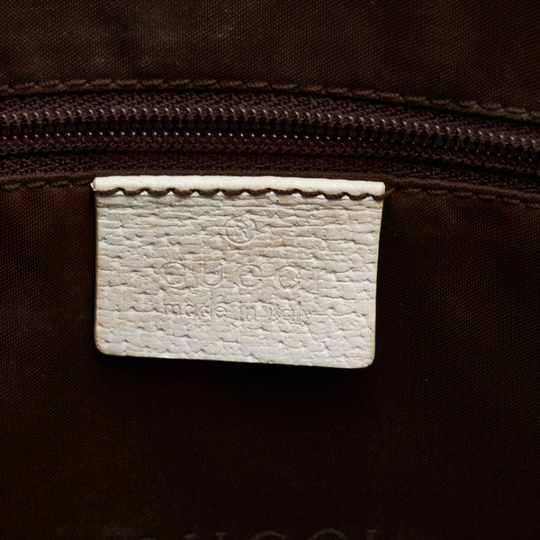 グッチ シルバー金具 ハンドバッグ ショルダーバッグ 002 1045 ホワイト レザー レディース GUCCI 【中古】