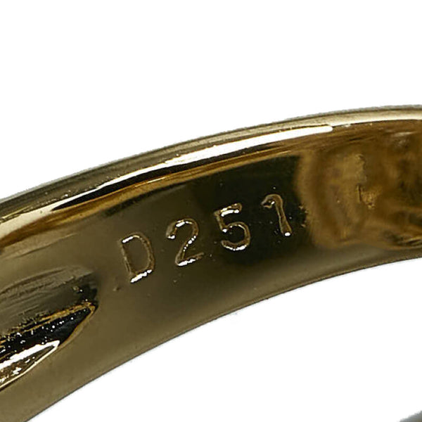 K18YG イエローゴールド ダイヤ2.51ct フラワーモチーフ 花 リング 指輪 レディース 13.5号 【中古】
