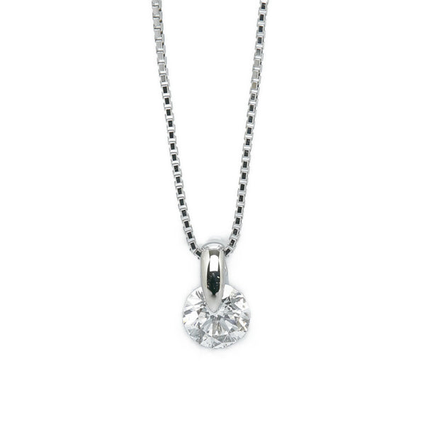 Pt900 プラチナ Pt850 プラチナ ダイヤ0.516ct ネックレス レディース 【中古】