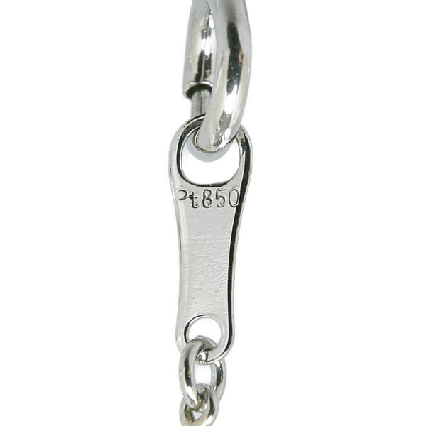 Pt900 プラチナ Pt850 プラチナ ダイヤ0.516ct ネックレス レディース 【中古】