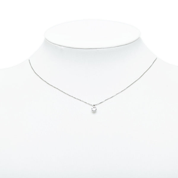 Pt900 プラチナ Pt850 プラチナ ダイヤ0.516ct ネックレス レディース 【中古】