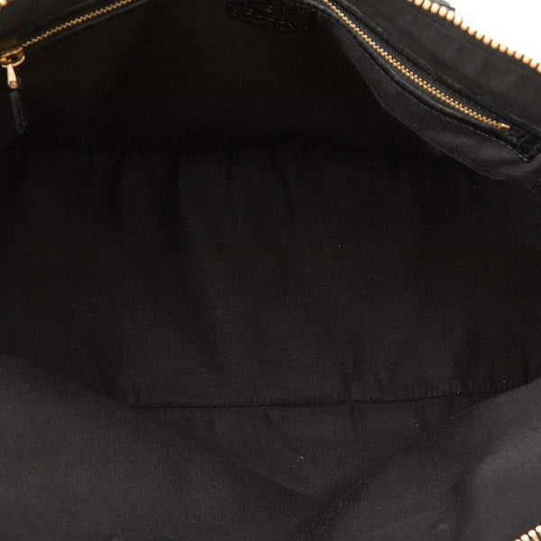 グッチ GGキャンバス ハンドバッグ トートバッグ 131024 ブラック キャンバス レザー レディース GUCCI 【中古】