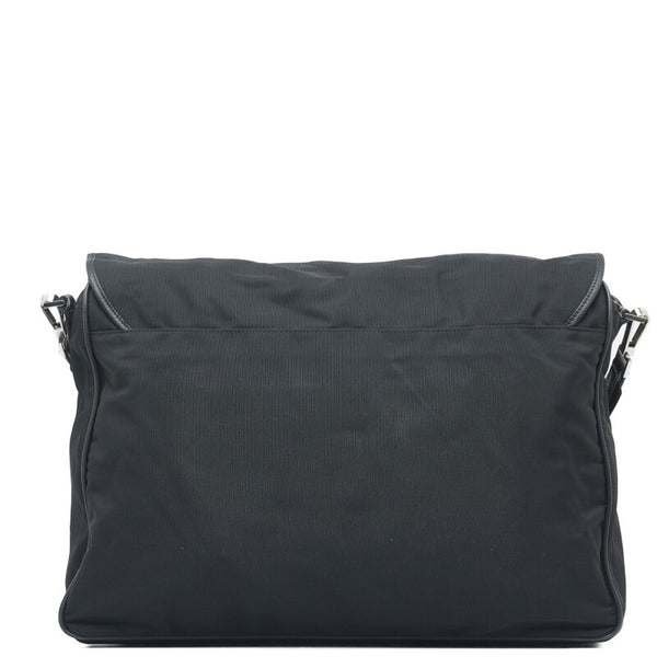 グッチ メッセンジャーバッグ 斜め掛け ショルダーバッグ 019 0376 ブラック ナイロン レザー メンズ GUCCI 【中古】