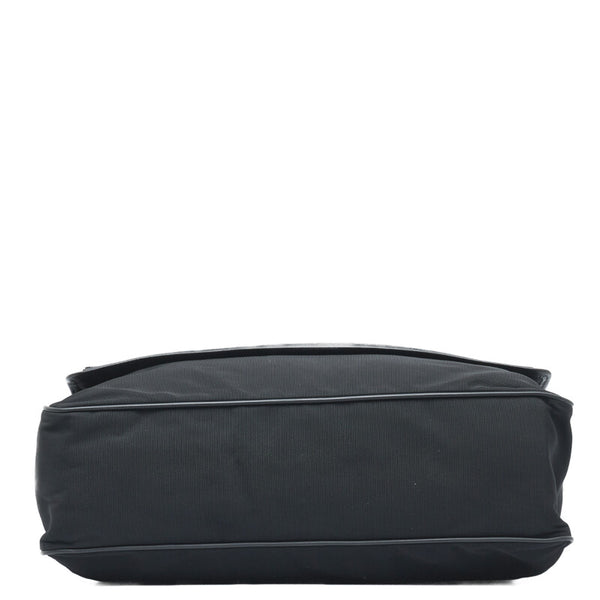 グッチ メッセンジャーバッグ 斜め掛け ショルダーバッグ 019 0376 ブラック ナイロン レザー メンズ GUCCI 【中古】