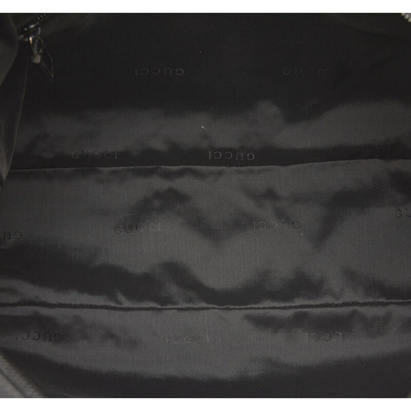 グッチ メッセンジャーバッグ 斜め掛け ショルダーバッグ 019 0376 ブラック ナイロン レザー メンズ GUCCI 【中古】