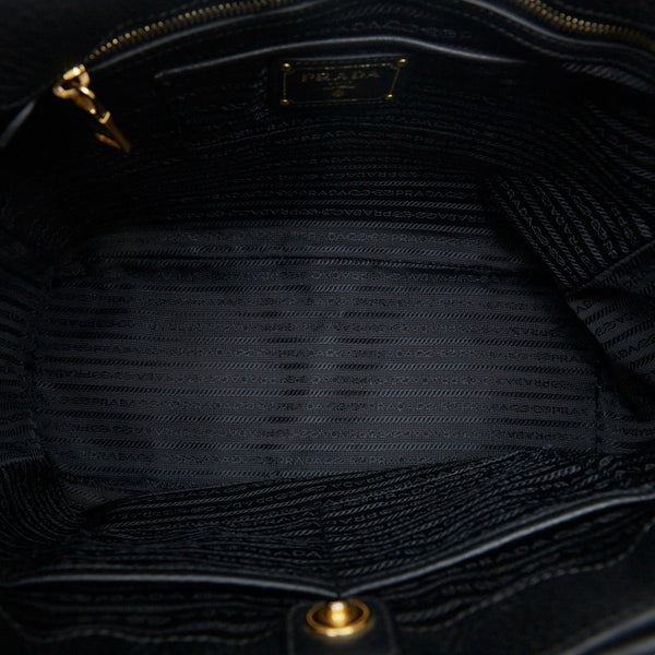 プラダ ハンドバッグ ショルダーバッグ 2WAY ブラック レザー レディース PRADA 【中古】