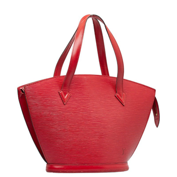 ルイ ヴィトン エピ サンジャック ロングショルダー トートバッグ M52337 カスティリアンレッド レザー レディース LOUIS VUITTON 【中古】