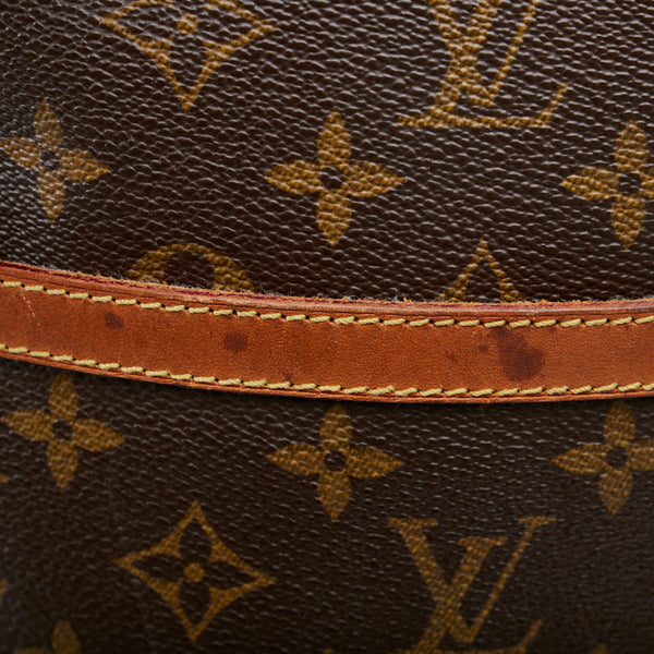 ルイ ヴィトン モノグラム ダヌーブGM ショルダーバッグ M45262 ブラウン PVC レザー レディース LOUIS VUITTON 【中古】