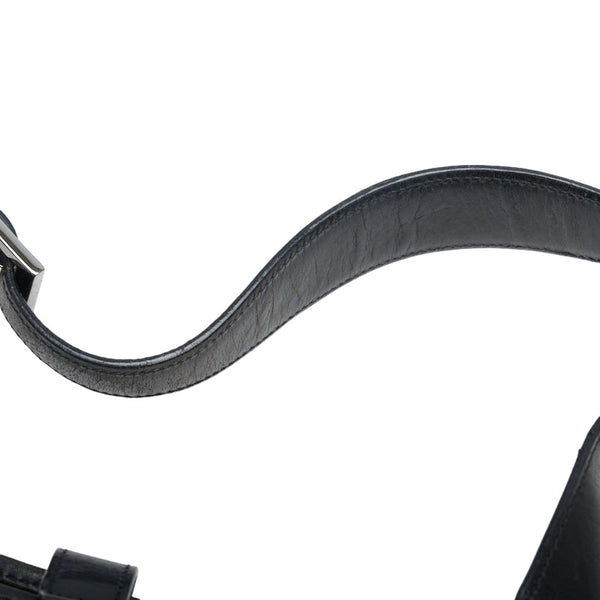 グッチ ジャッキー ハンドバッグ ワンショルダーバッグ 001 3306 カーキ ブラック ウール レザー レディース GUCCI 【中古】