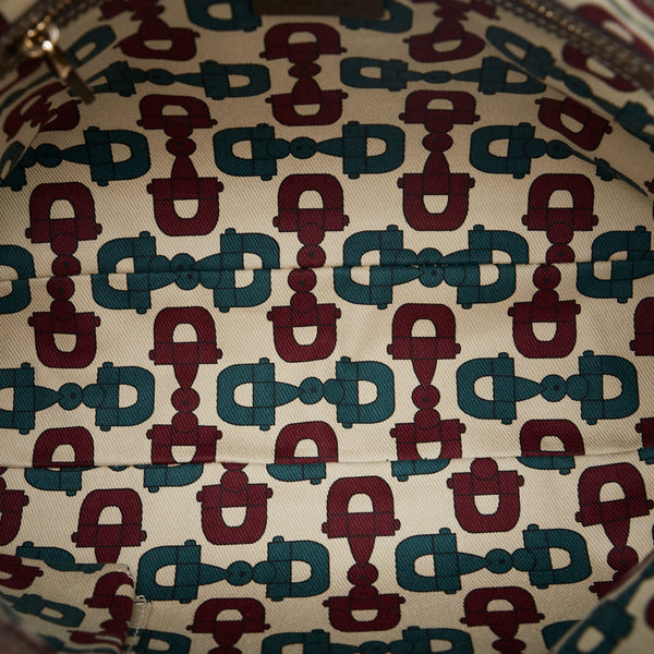 グッチ GG柄 ハンドバッグ ショルダーバッグ 163288 ブラウン レザー スエード レディース GUCCI 【中古】