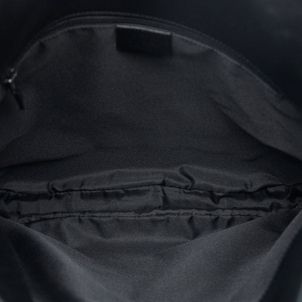 グッチ GG柄 斜め掛け ショルダーバッグ 001 3307 ブラック レザー スエード レディース GUCCI 【中古】