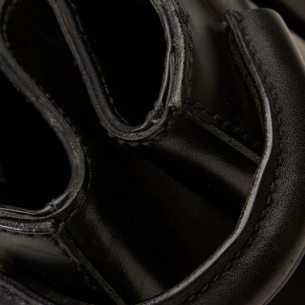 グッチ ホースビット ショルダーバッグ トートバッグ 101346 ブラック レザー レディース GUCCI 【中古】