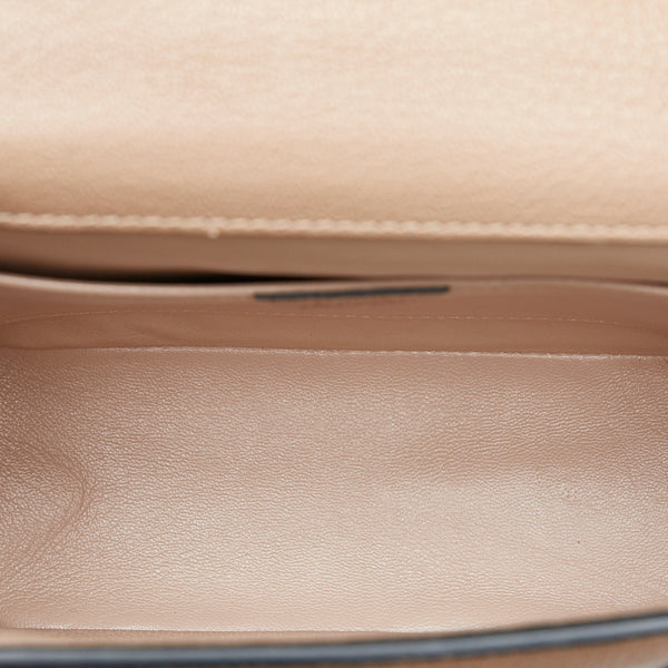 クロエ エルシー ミニ チェーン ショルダーバッグ ベージュ ゴールド レザー レディース Chloe 【中古】