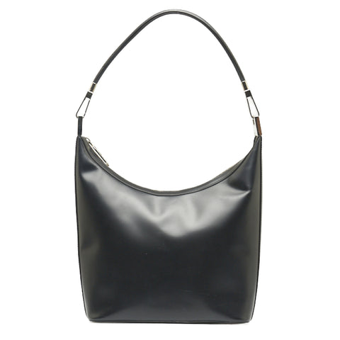 グッチ ワンショルダーバッグ 001 3814 ブラック レザー レディース GUCCI 【中古】