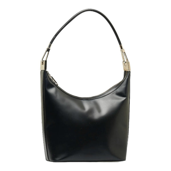 グッチ ワンショルダーバッグ 001 3814 ブラック レザー レディース GUCCI 【中古】