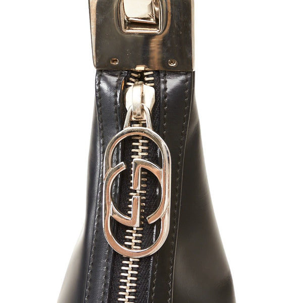 グッチ ワンショルダーバッグ 001 3814 ブラック レザー レディース GUCCI 【中古】