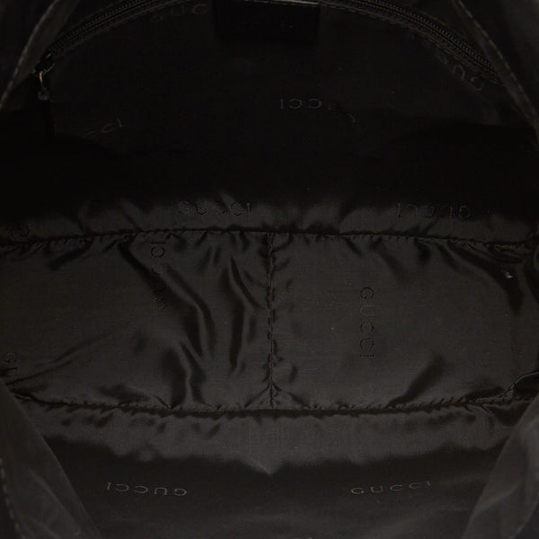 グッチ バンブー ハンドバッグ ショルダーバッグ 2WAY 001 1638 2123 ブラック レザー レディース GUCCI 【中古】