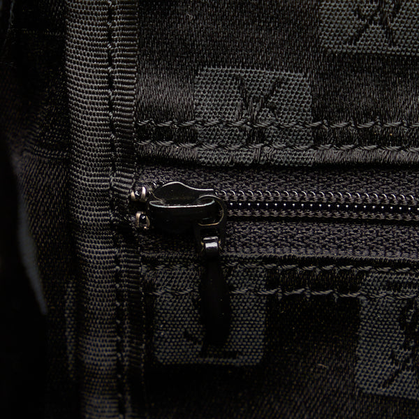 サンローラン モノグラム リュック バックパック ブラック ブラウン レザー レディース SAINT LAURENT 【中古】