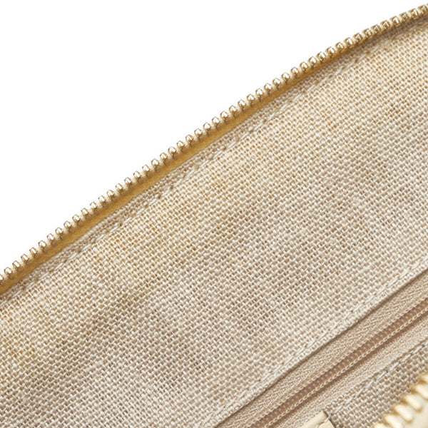 グッチ マイクログッチシマ ハンドバッグ ショルダーバッグ 2WAY 449663 ホワイト レザー レディース GUCCI 【中古】