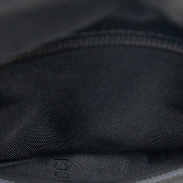 グッチ ボディバッグ ウエストバッグ ショルダーバッグ 018 1611 ブラック ナイロン レザー レディース GUCCI 【中古】