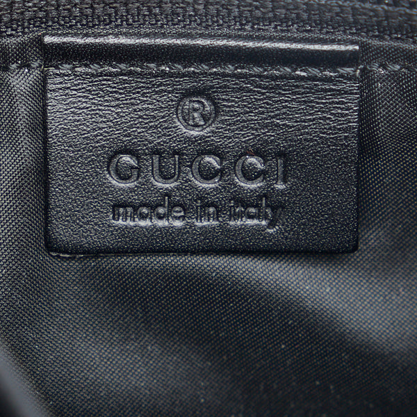 グッチ ボディバッグ ウエストバッグ ショルダーバッグ 018 1611 ブラック ナイロン レザー レディース GUCCI 【中古】