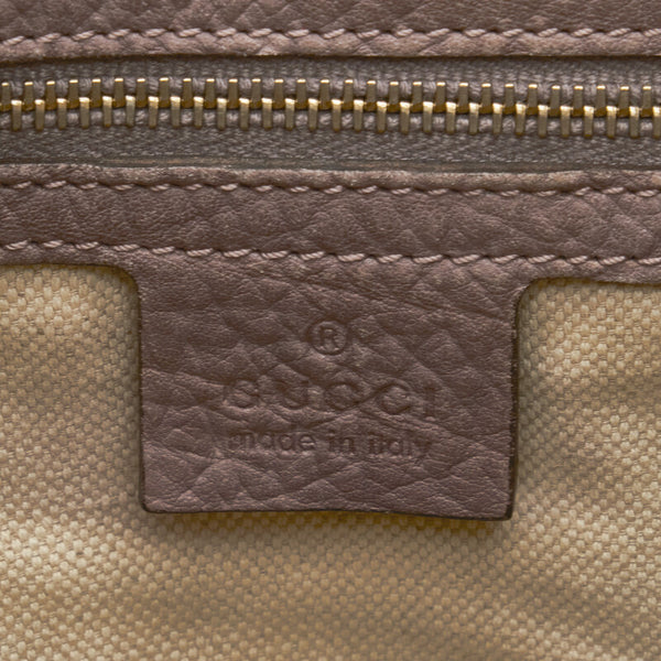 グッチ ニュージャッキー バンブー フリンジ ハンドバッグ ショルダーバッグ 2WAY 246907 ベージュ レザー レディース GUCCI 【中古】