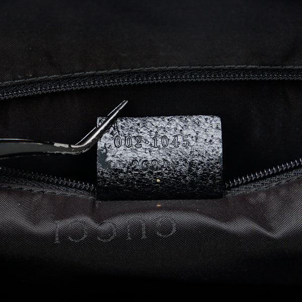 グッチ ハンドバッグ トートバッグ 002 1045 ブラック レザー レディース GUCCI 【中古】