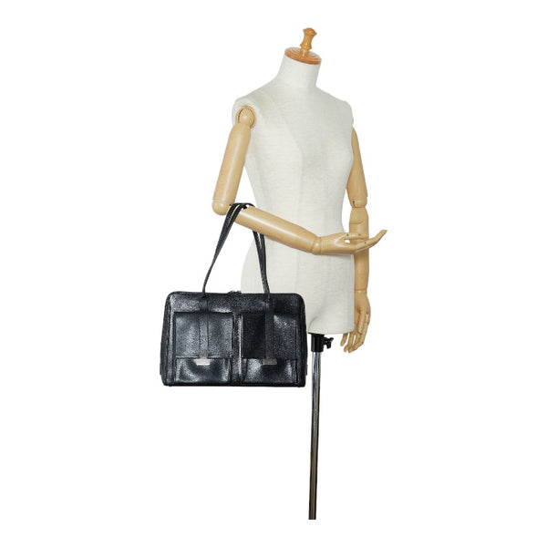 グッチ ハンドバッグ トートバッグ 002 1045 ブラック レザー レディース GUCCI 【中古】