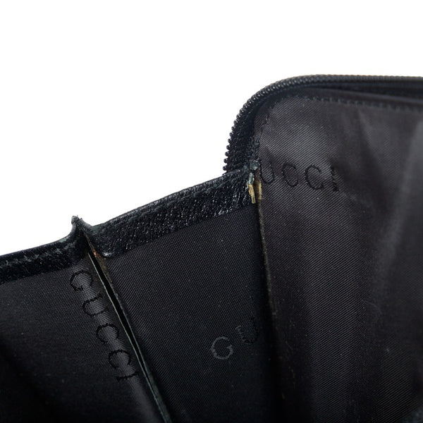 グッチ ハンドバッグ トートバッグ 002 1045 ブラック レザー レディース GUCCI 【中古】
