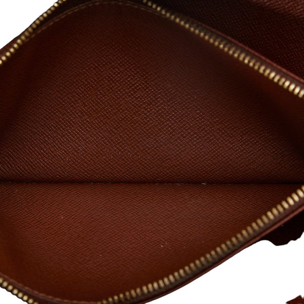 ルイ ヴィトン モノグラム ポシェット ポルト モネ クレディ 長財布 M61725 ブラウン PVC レザー レディース LOUIS VUITTON 【中古】
