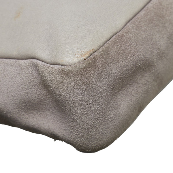 サンローラン ルー タッセル 斜め掛け ショルダーバッグ カメラバッグ 470299 グレー レザー レディース SAINT LAURENT 【中古】