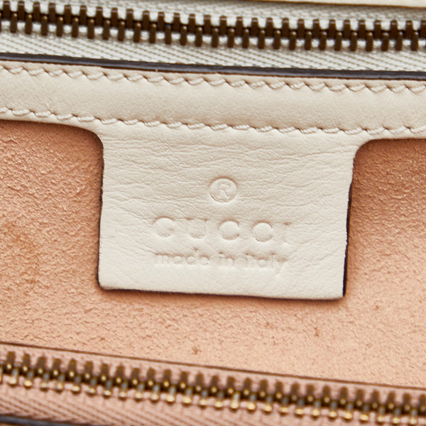 グッチ GGマーモント キルティング ミディアム ハンドバッグ ショルダーバッグ 2WAY 443505 ホワイト レザー レディース GUCCI 【中古】