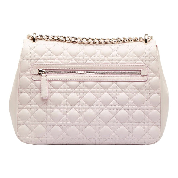 ディオール カナージュ ニューロック シルバー金具 チェーンショルダーバッグ ピンク レザー レディース Dior 【中古】