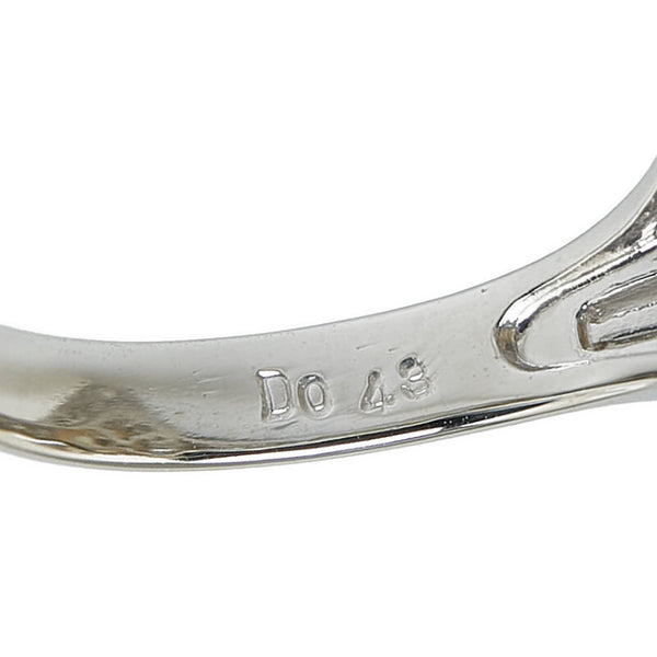 Pt900 プラチナ パール10mm ダイヤ0.43ct リング 指輪 レディース 10.5号 【中古】