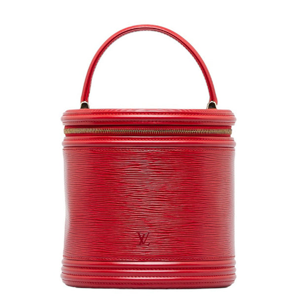 ルイ ヴィトン エピ カンヌ バニティバッグ ハンドバッグ  M48037 カスティリアンレッド レザー レディース LOUIS VUITTON 【中古】