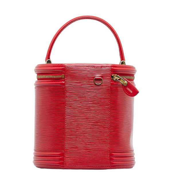 ルイ ヴィトン エピ カンヌ バニティバッグ ハンドバッグ  M48037 カスティリアンレッド レザー レディース LOUIS VUITTON 【中古】
