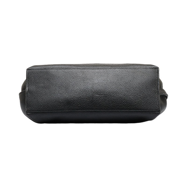 グッチ バンブー デイリー ハンドバッグ ショルダーバッグ 2WAY 392013 ブラック レザー レディース GUCCI 【中古】