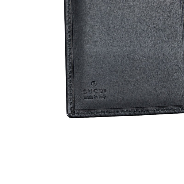 グッチ パンサー 長財布 ブラック レザー レディース GUCCI 【中古】